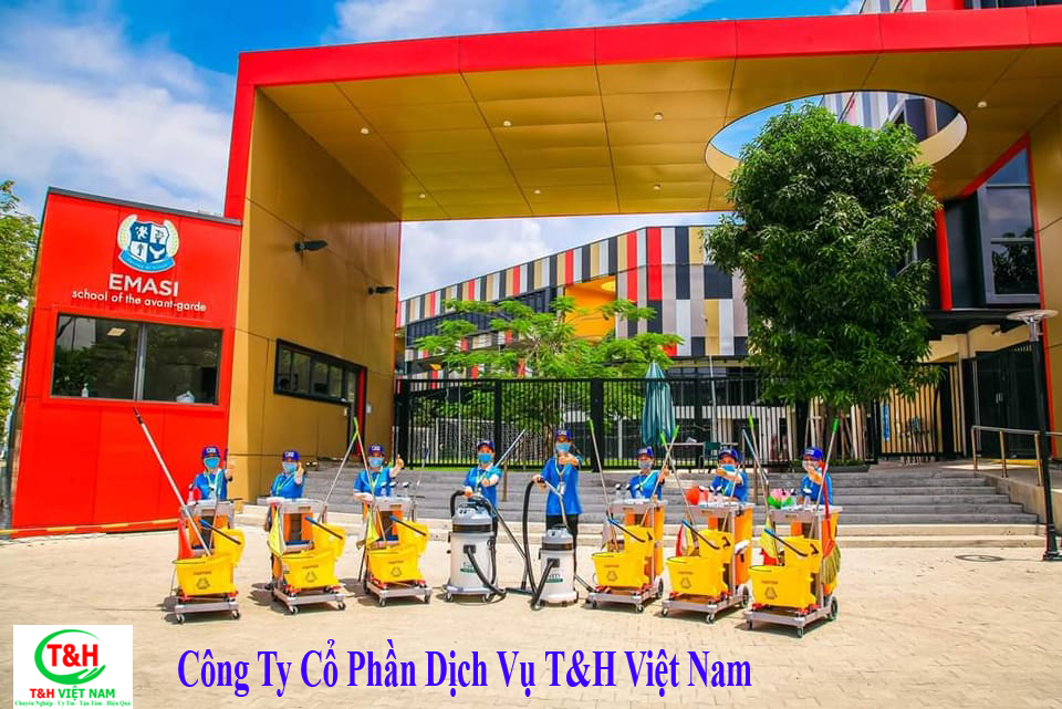 Vệ sinh trường học - Công Ty Cổ Phần Dịch Vụ T&H Việt Nam